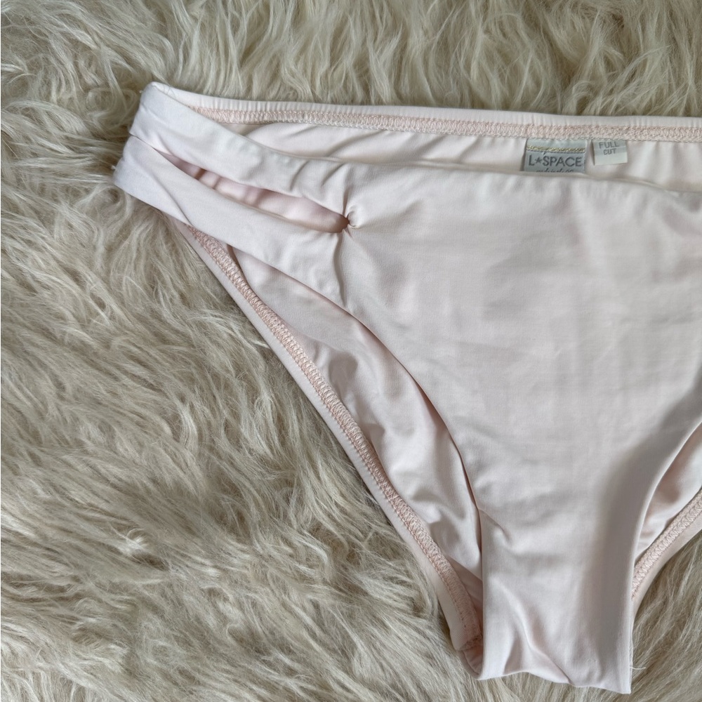 L*Space Soft Pink Bikini Bottom - Picture 2 of 7